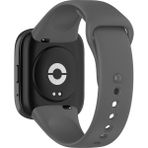 Kyver Redmi Mi Watch 3 Active ile Uyumlu Silikon Kordon - Gri