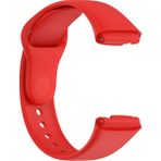 Kyver Redmi Mi Watch 3 Active ile Uyumlu Silikon Kordon - Kırmızı