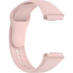 Kyver Redmi Mi Watch 3 Active ile Uyumlu Silikon Kordon - Kum Pembe