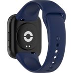 Kyver Redmi Mi Watch 3 Active ile Uyumlu Silikon Kordon - Lacivert
