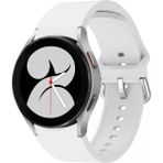 Kyver Samsung Galaxy Watch 7, 6, 5, 4, Active2 44mm, Uyumlu Silikon Kordon 20mm - Beyaz