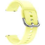 Kyver Silikon 22MM Spor Kordon, Uyumlu Modeller Xiaomi Redmi Watch 5 Active / Watch 5 Lite - Sarı