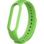 Kyver Xiaomi Mi Band 5 ve 6 Akıllı Bileklik Silikon Kordon Kayış Açık Yeşil