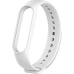 Kyver Xiaomi Mi Band 6 Akıllı Bileklik Uyumlu Silikon Kordon Kayış Beyaz