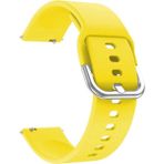Kyver Xiaomi Watch S1 ve S1 Active Silikon Kordon 22 mm Uyumlu (Sarı)