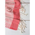 Kyver Yummy%100 Pamuk Peşkir, El Yüz Havlusu, Ayak Havlusu, Banyo Havlusu, Misafir Havlusu, Havuz Havlusu, Tatil Havlusu 45X90 cm (Kırmızı)