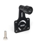 KYX Yarış CNC İşlenmiş Alüminyum Alaşım Yedek Lastik Rafı Yükseltme Parçaları Aksesuarları 1/24. Ölçekli RC Crawler Araba Eksenel SCX24 JLU AXI0002