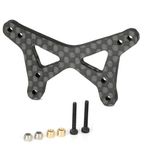 KYX Yarış Karbon Fiber Ön Şok Kule Kanadı 1/16 RC Paletli Araba LOSI Mini-B Buggy için Yükseltmeler