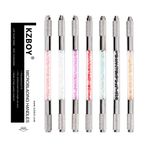 KZBOY 10 Çok Renkli Çift Taraflı Microblading Kolu Lot # ve Exp. Microblades için Ayrı Olarak Paketlenir