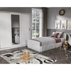 Kzn Home Anemon 3 Parçalı Tek Kişilik Mdf Genç Odası Takımı