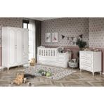 Kzn Home Hayal Modern Bebek Odası Takımı Beyaz - 3 Parçalı