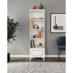 Kzn Home Hayal Modern Çekmeceli Mdf Kitaplık Beyaz - Tamamı 1. Mdf