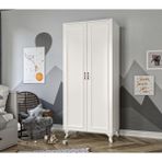 Kzn Home Kartopu 2 Kapaklı Country Meşe Gardrop