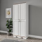 Kzn Home Kartopu Country Konserve, Kavanoz, Erzak Dolabı - Tamamı 1. Kalite Mdf Beyaz