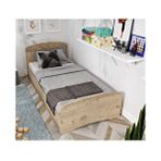 Kzn Home Soft Meşe Tek Kişilik Mdf Karyola