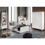 Kznmob Home Akasya Modern Genc Odasi Takimi Beyaz - 4 Parcali Ve Tamami 1. Kalite Mdf