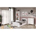 Kznmob Home Hayal Modern Genç Odası Takımı Beyaz - 4 Parçalı Ve Tamamı 1. Kalite Mdf