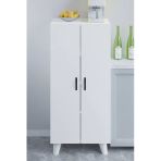 KZY 12R Elbise Dolabı Gömlek Dolabı Eşya Dolabı Erzak Dolabı Ayakkabı Dolabı Beyaz
