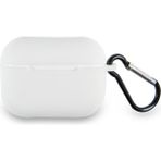 Kzy Apple Airpods Pro Renkli ve Askılı Silikon Kılıf - Beyaz