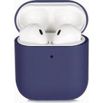 Kzy Apple Airpods Uyumlu Ince ve Esnek Yapılı Kılıf - Mavi