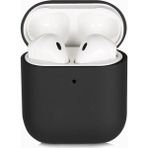 Kzy Apple Airpods Uyumlu Ince ve Esnek Yapılı Kılıf - Siyah