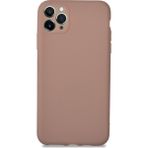KZY Apple iPhone 11 Promax Kılıf Kamera Korumalı Premier Silikon Kapak Kahverengi