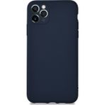 KZY Apple iPhone 11 Promax Kılıf Kamera Korumalı Premier Silikon Kapak Lacivert
