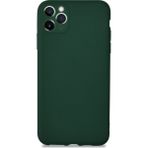 KZY Apple iPhone 11 Promax Kılıf Kamera Korumalı Premier Silikon Kapak Petrol