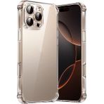 Kzy Apple iPhone 16 Promax ile Uyumlu Kapak Kamera Korumalı Airbag Antishock Köşe Korumalı Şeffaf Silikon Kılıf - iPhone 16 Pro Max