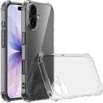 Kzy Apple iPhone 17 Kapak ile Uyumlu Kamera Korumalı Airbag Antishock Köşe Korumalı Şeffaf Silikon Kılıf