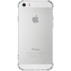 Kzy Apple iPhone 5s Kapak Köşe Korumalı Airbag Antishock Silikon Kılıf - Şeffaf