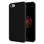 KZY Apple iPhone 6 İçi Kadife Soft Logosuz Lansman Silikon Kılıf - Siyah