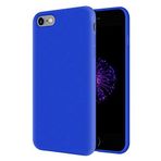 KZY Apple iPhone 6 Plus İçi Kadife Soft Logosuz Lansman Silikon Kılıf - Mavi
