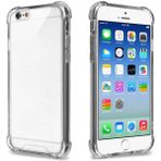 Kzy Apple iPhone 6 Plus Kapak Kamera Bölümü Açık Airbag Antishock Köşe Korumalı Şeffaf Silikon Kılıf