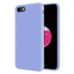 KZY Apple iPhone 7 İçi Kadife Soft Logosuz Lansman Silikon Kılıf - Lila