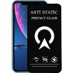 Kzy Apple iPhone Xr Tam Kaplayan Anti Statik Görünmez Safir Ekran Koruyucu Hayalet Cam - Saydam