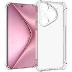 Kzy Huawei Pura 70 ile Uyumlu Kapak Kamera Korumalı Airbag Antishock Köşe Korumalı Şeffaf Silikon Kılıf