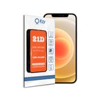 KZY İLETİŞİM Apple iPhone 12 ile uyumlu Tam Kaplayan 21D Temperli Ekran Koruyucu Cam