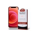 KZY İLETİŞİM Apple iPhone 12 Mini ile uyumlu Temperli Ekran Koruyucu Kırılmaz Cam Ekonomik 3'lü Paket