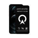KZY İLETİŞİM Apple iPhone 12 Pro ile uyumlu Tam Kaplayan Anti Statik Görünmez Safir Ekran Koruyucu Hayalet Cam