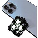 KZY İletişim Apple iPhone 12 Pro Safir Temperli Cam Kamera Lens Koruyucu - Yeşil