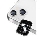 KZY İletişim Apple iPhone 14 Plus Safir Temperli Cam Kamera Lens Koruyucu - Mavi