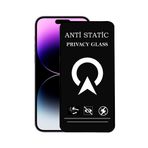 KZY İletişim Apple iPhone 14 Pro Max Tam Kaplayan Anti Statik Görünmez Safir Ekran Koruyucu Hayalet Cam