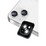 KZY İletişim Apple iPhone 14 Safir Temperli Cam Kamera Lens Koruyucu - Mavi
