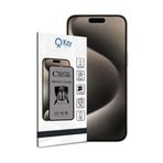 KZY İletişim Apple iPhone 15 Pro Max ile Uyumlu Tam Kaplayan Mat Seramik Nano Esnek Hayalet Ekran Koruyucu
