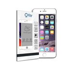 KZY İLETİŞİM Apple iPhone 6s Plus ile uyumlu Tam Kaplayan Seramik Nano Esnek Hayalet Ekran Koruyucu - Beyaz