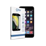 KZY İLETİŞİM Apple iPhone 6s Plus Siyah ile uyumlu Tam Kaplayan Fibernano Ekran Koruyucu Esnek Cam
