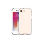KZY İletişim Apple iPhone 7 ile Uyumlu Kapak Kamera Bölümü Açık Airbag Antishock Köşe Korumalı Şeffaf Silikon Kılıf