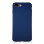 KZY İletişim Apple iPhone 7 Plus ile Uyumlu Kılıf Soft Premier Renkli Silikon Kapak - Lacivert