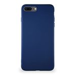 KZY İletişim Apple iPhone 8 Plus ile Uyumlu Kılıf Soft Premier Renkli Silikon Kapak - Lacivert